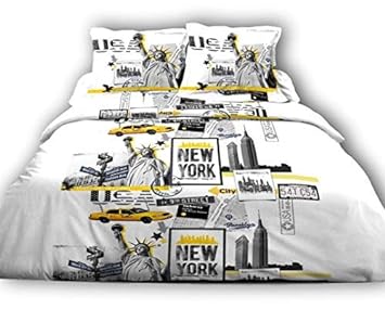 JUEGO DE 2 JUEGOS DE CAMA CON FUNDAS DE ALMOHADA I 100% ALGODÓN I 57 HILOS/CM2