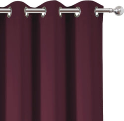 Comprar burdeos Paquete de 10 cortinas opacas 140 x 260 cm - 7,50 € sin IVA /pz