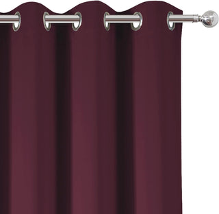 Comprar burdeos Paquete de 10 cortinas opacas 140 x 260 cm - 7,50 € sin IVA /pz