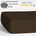 Colis de 6 Draps Housses - Bonnet 40 cm - 200 x 200 cm - 100% Coton - 15.50€ H.T/pc ( GRAND BONNET )