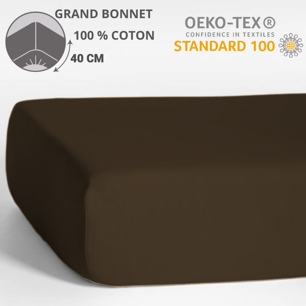 Paquete de 6 Sábanas Bajeras - Capó 40 cm - 140 x 190 cm - 100% Algodón - 13,50 € sin IVA/ud (CAPÓ GRANDE)