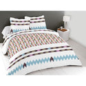 JUEGO DE 2 JUEGOS DE CAMA CON FUNDAS DE ALMOHADA I 100% ALGODÓN I 57 HILOS/CM2