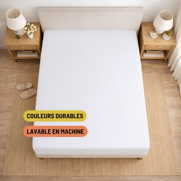 Package of 6 Fitted Sheets 140 x 190 cm - 100% Cotton - €5.50 excluding VAT /pc 