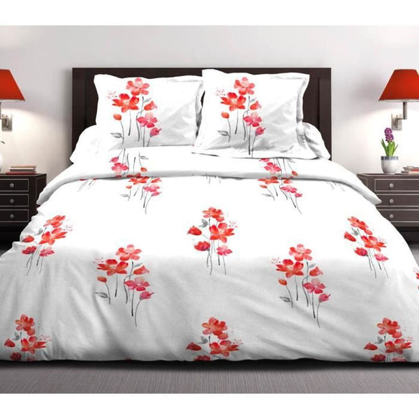 JUEGO DE 2 JUEGOS DE CAMA CON FUNDAS DE ALMOHADA I 100% ALGODÓN I 57 HILOS/CM2
