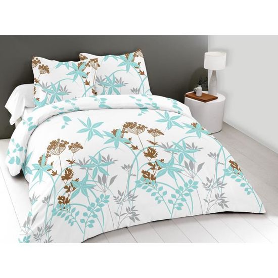 JUEGO DE 2 JUEGOS DE CAMA CON FUNDAS DE ALMOHADA I 100% ALGODÓN I 57 HILOS/CM2