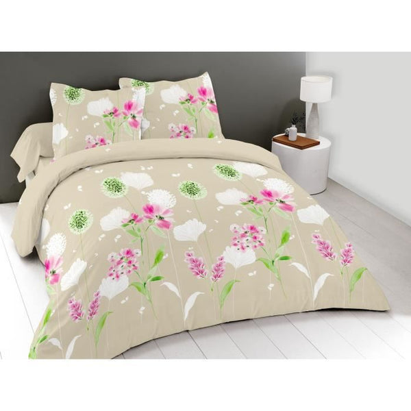JUEGO DE 2 JUEGOS DE CAMA CON FUNDAS DE ALMOHADA I 100% ALGODÓN I 57 HILOS/CM2