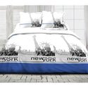 JUEGO DE 2 JUEGOS DE CAMA CON FUNDAS DE ALMOHADA I 100% ALGODÓN I 57 HILOS/CM2