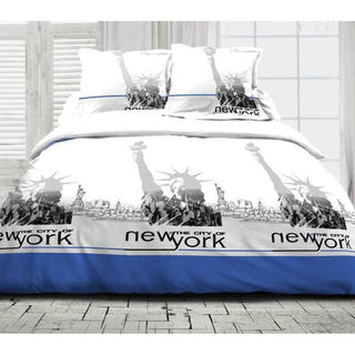 JUEGO DE 2 JUEGOS DE CAMA CON FUNDAS DE ALMOHADA I 100% ALGODÓN I 57 HILOS/CM2
