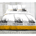 JUEGO DE 2 JUEGOS DE CAMA CON FUNDAS DE ALMOHADA I 100% ALGODÓN I 57 HILOS/CM2