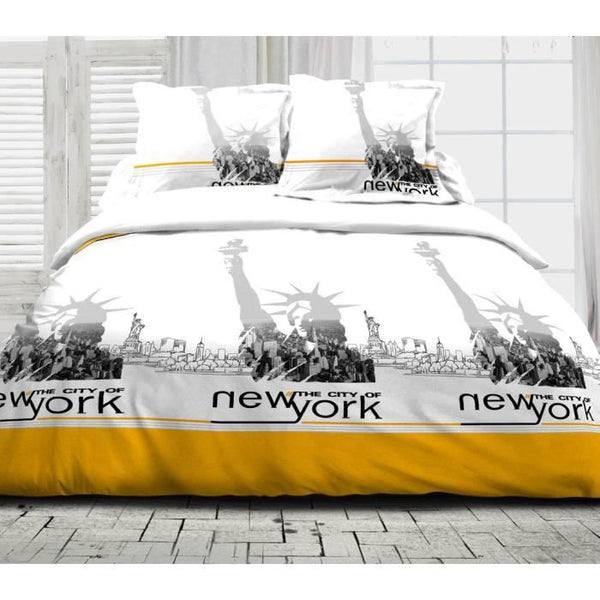 JUEGO DE 2 JUEGOS DE CAMA CON FUNDAS DE ALMOHADA I 100% ALGODÓN I 57 HILOS/CM2