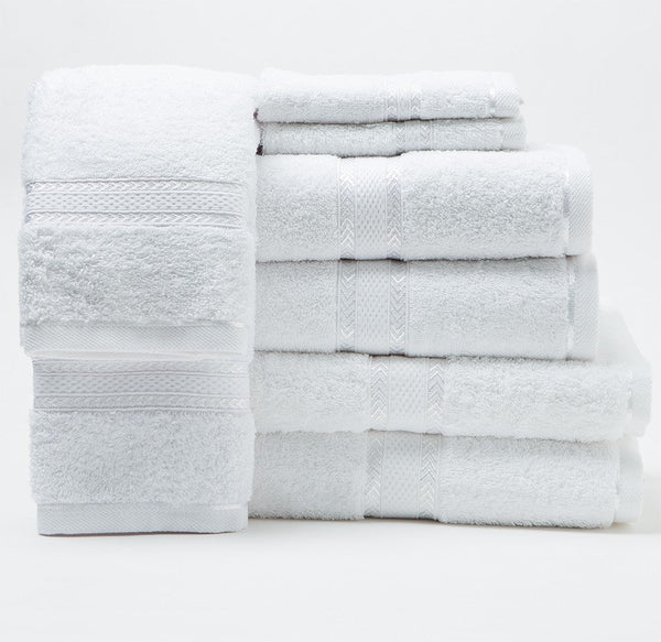Colis de 6 Serviettes 100 % Coton - 3 Couleurs Différents ( ROUGE / ROSE PALE / FUCHSIA )