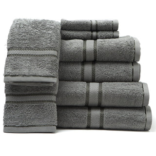 Buy light-gray Package of 6 100% Cotton Towels - From €3.30 excluding VAT/pc