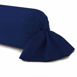 Comprar azul-marino Paquete de 12 Fundas Bolster 45 x 185 cm - 100% Algodón - 2,80 € sin IVA /ud