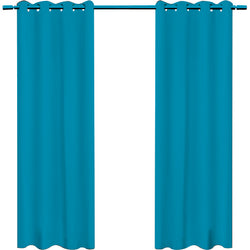 Comprar azul-turquesa Paquete de 10 cortinas opacas 140 x 240 cm - 7,00 € sin IVA /pz