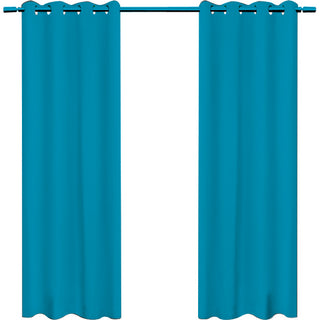 Comprar azul-turquesa Paquete de 10 cortinas opacas 140 x 240 cm - 7,00 € sin IVA /pz