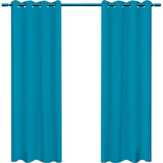 Comprar azul-turquesa Paquete de 10 cortinas opacas 140 x 260 cm - 7,50 € sin IVA /pz