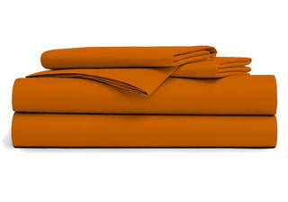 Comprar naranja Paquete de 6 Sábanas Encimeras 180 x 290 cm - 100% Algodón - 7,00 € sin IVA /ud