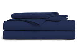 Comprar azul-marino Paquete de 6 Sábanas Encimeras 180 x 290 cm - 100% Algodón - 7,00 € sin IVA /ud
