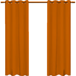 Comprar naranja Paquete de 10 cortinas opacas 140 x 240 cm - 7,00 € sin IVA /pz