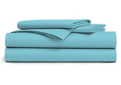 Comprar cielo-azul Paquete de 6 Sábanas Encimeras 180 x 290 cm - 100% Algodón - 7,00 € sin IVA /ud