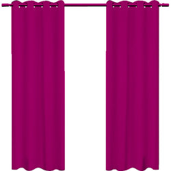 Comprar fucsia Paquete de 10 cortinas opacas 140 x 260 cm - 7,50 € sin IVA /pz